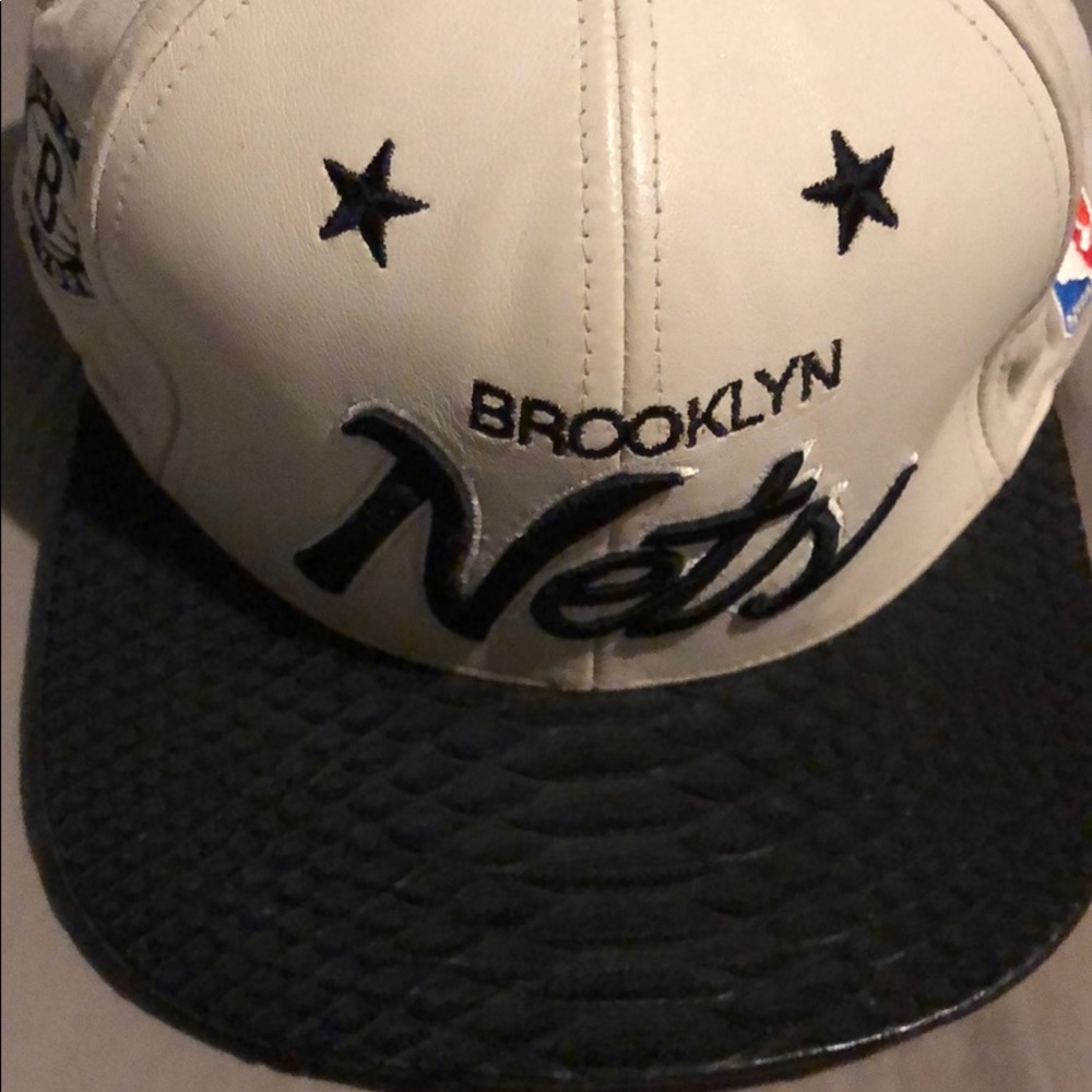 Just don Brooklyn Nets full leather cap